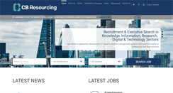 Desktop Screenshot of cbresourcing.com